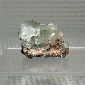 Green Apophyllite & Stilbite Cabinet Mineral Specimen 54g